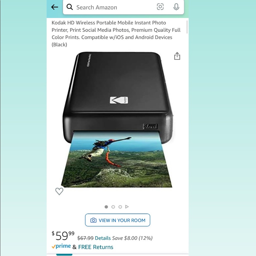 Kodak Mini 2 Instant Photo Printer